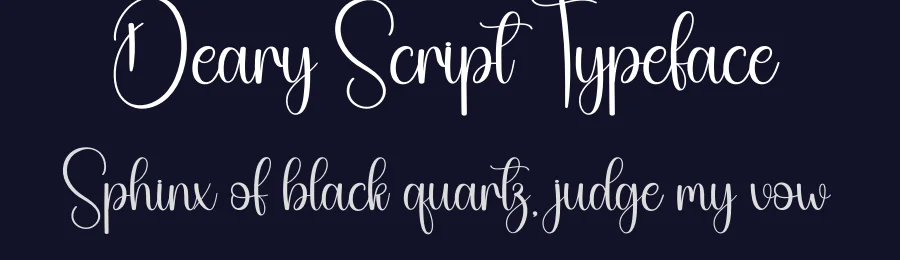 Deary Script Typeface by creativeletter — Script Handwritten Font — thumbnail 2