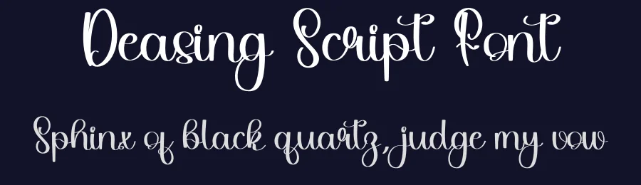 Deasing Script Font by inermediaSTUDIO — Script Handwritten Font — thumbnail 2