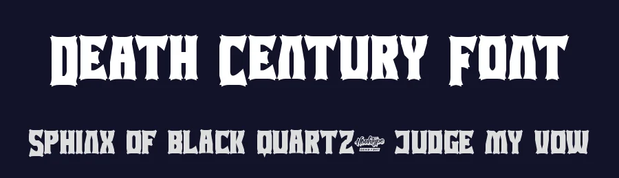 Death Century Font by noahtype — Blackletter Font — thumbnail 2