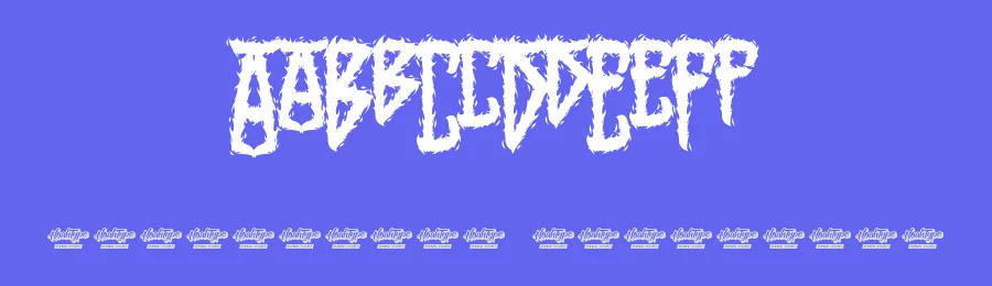 Death Day Font by noahtype — Decorative Font — thumbnail 3