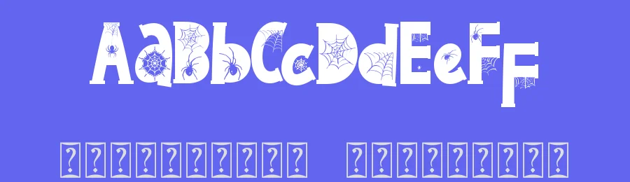 Death Spider Font by Yoga Letter — Display Font — thumbnail 3