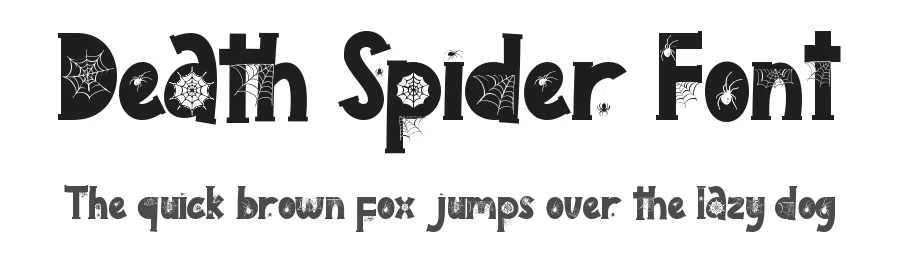 Death Spider Font by Yoga Letter — Display Font