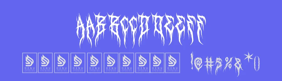 Deathcore Font by Denustudios — Blackletter Font — thumbnail 3