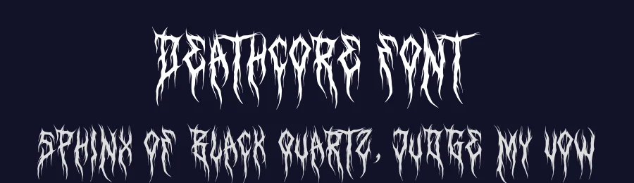 Deathcore Font by Denustudios — Blackletter Font — thumbnail 2