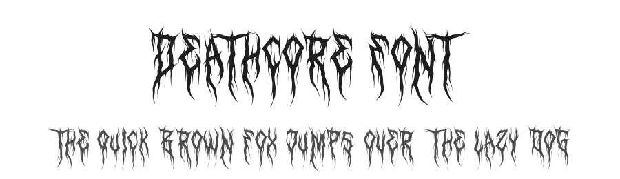 Deathcore Font by Denustudios — Blackletter Font