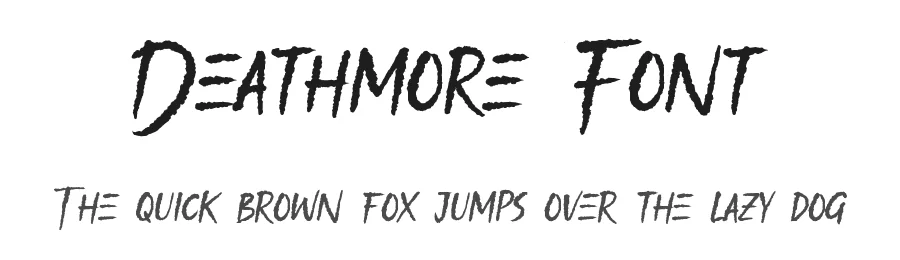 Deathmore Font by Allouse.Studio — Display Font