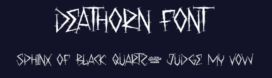 Deathorn Font by noahtype — Decorative Font — thumbnail 2
