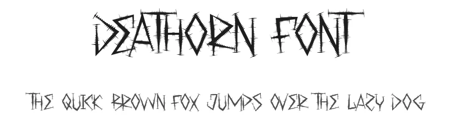 Deathorn Font by noahtype — Decorative Font
