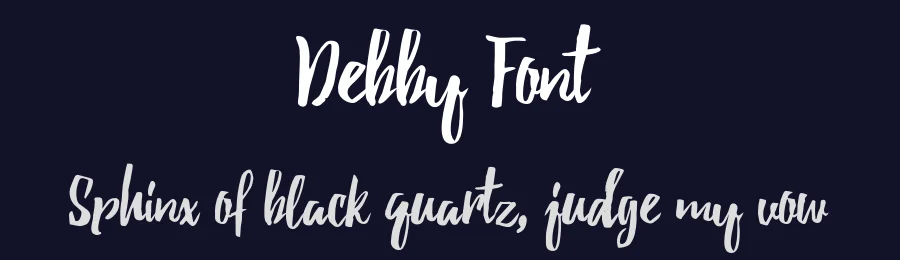Debby Font by artimasa — Script Handwritten Font — thumbnail 2