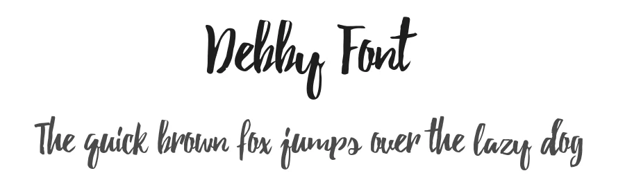 Debby Font by artimasa โ Script Handwritten Font
