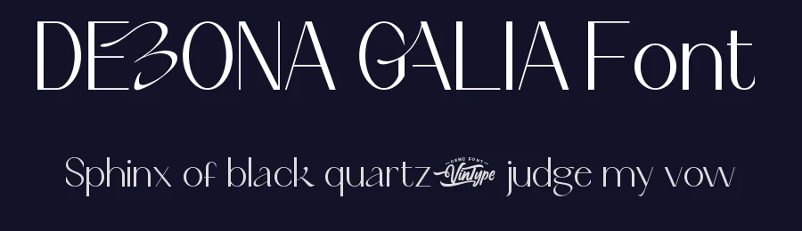 Debona Galia Font by VinType — Display Font — thumbnail 2