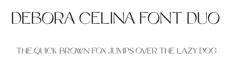 Debora Celina Font Duo by gatype — Script Handwritten Font