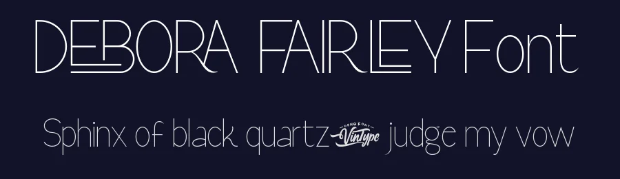 Debora Fairley Font by VinType — Display Font — thumbnail 2