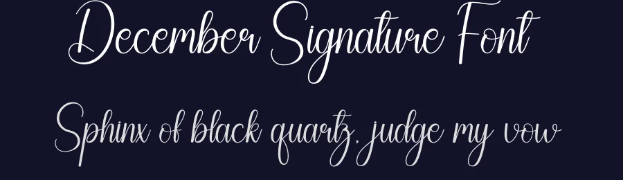 December Signature Font by creativeletter — Script Handwritten Font — thumbnail 2