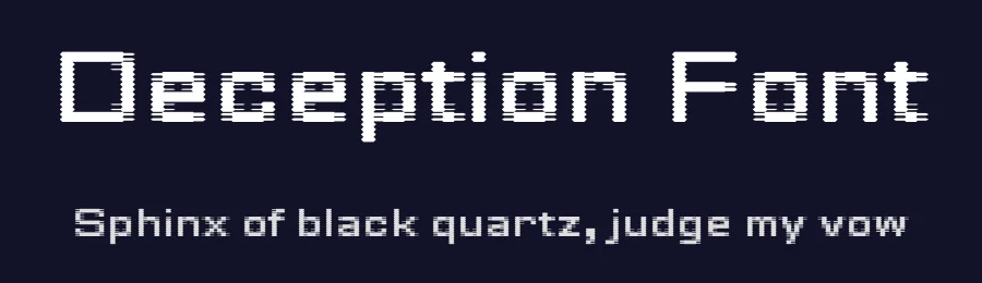 Deception Font by Typodermic — Decorative Font — thumbnail 2