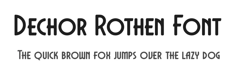 Dechor Rothen Font by Storytype — Serif Font