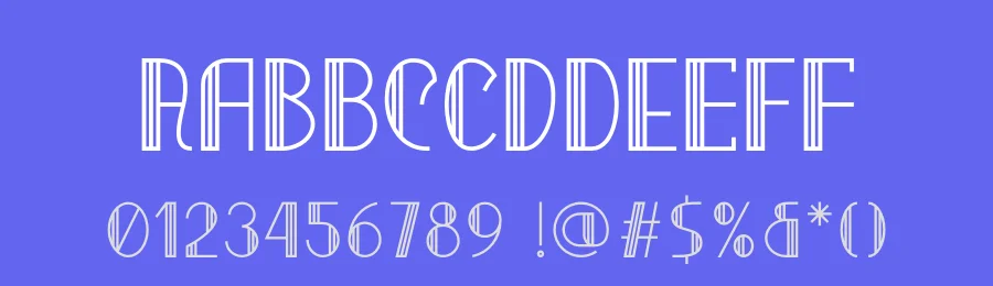 Deco Vogue Font by Shanaf — Display Font — thumbnail 3