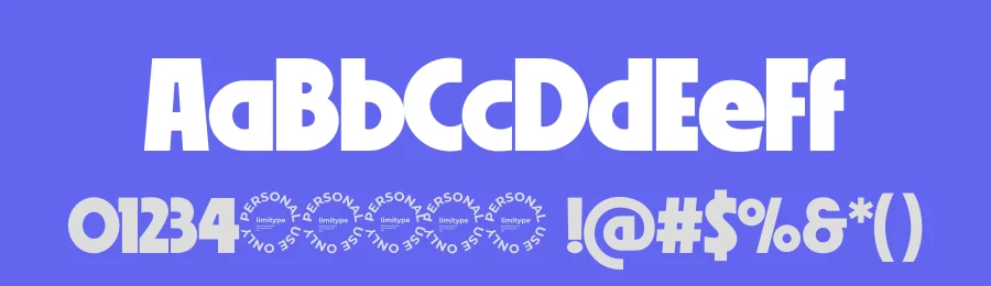 Decoma – Bold Geometric Font by limitype — Decorative Font — thumbnail 3