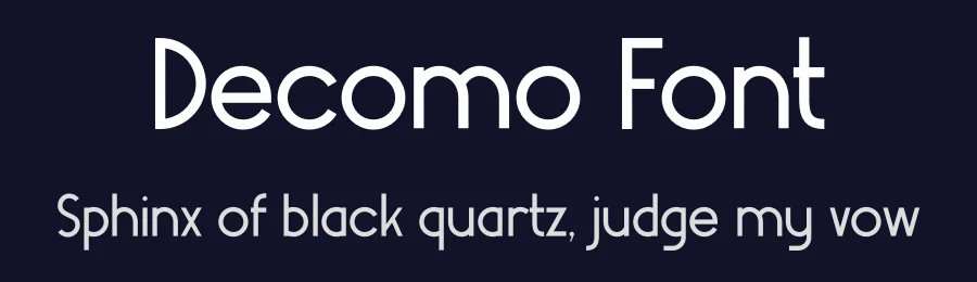 Decomo Font by Pinisi ART — Decorative Font — thumbnail 2
