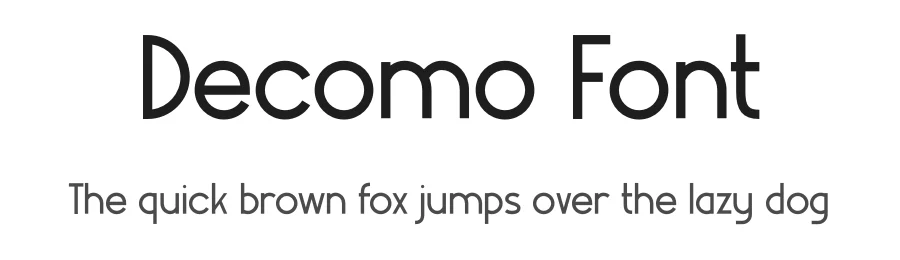 Decomo Font by Pinisi ART โ Decorative Font