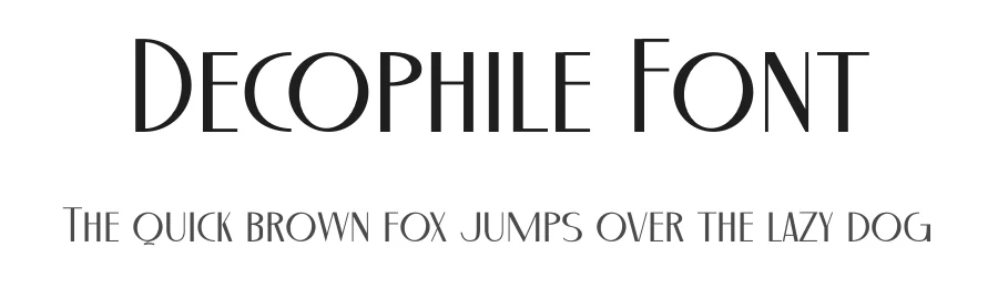 Decophile Font by firstype studio β Display Font