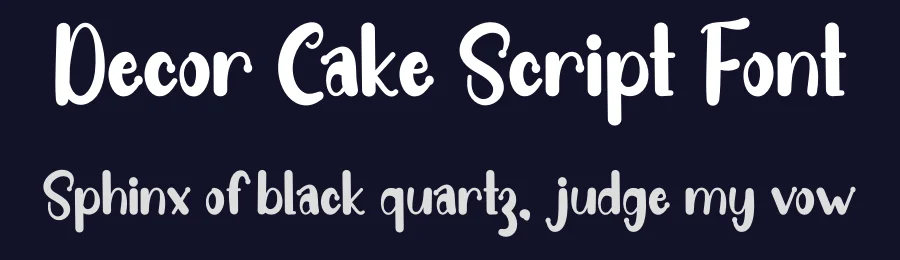 Decor Cake Script Font by freshtypeink — Display Font — thumbnail 2