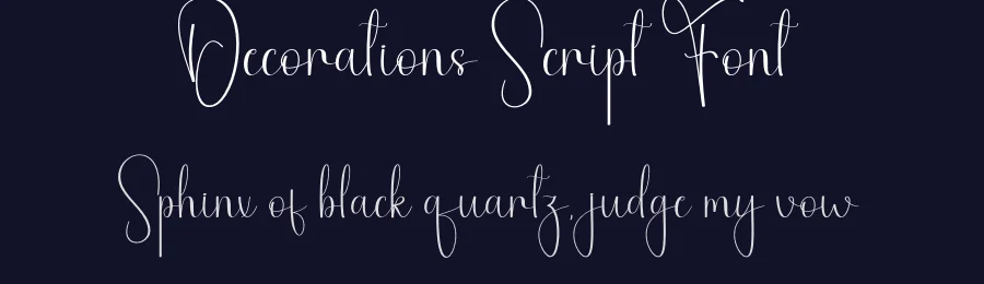 Decorations Script Font by andikastudio — Script Handwritten Font — thumbnail 2