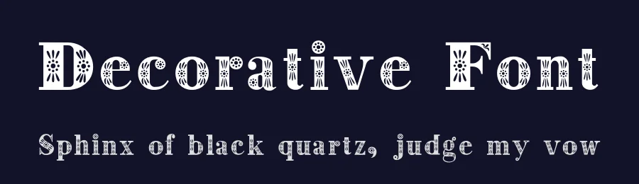 Decorative Font by 1001fonts — Display Font — thumbnail 2