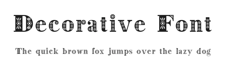 Decorative Font by 1001fonts — Display Font