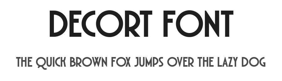 Decort Font by Pekotype — Display Font