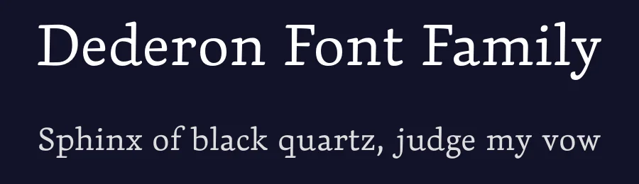 Dederon Font Family by Suitcase Type Foundry — Serif Font — thumbnail 2