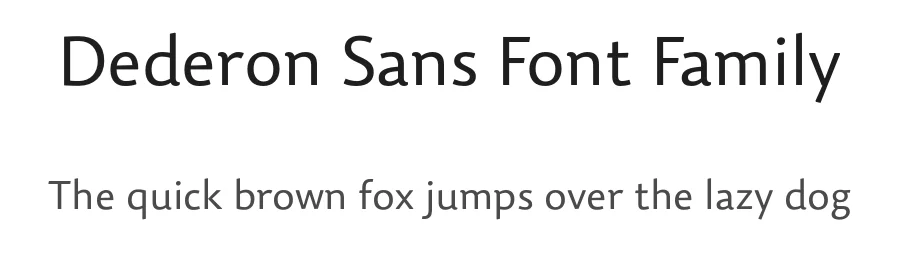 Dederon Sans Font Family by Suitcase Type Foundry — Decorative Font