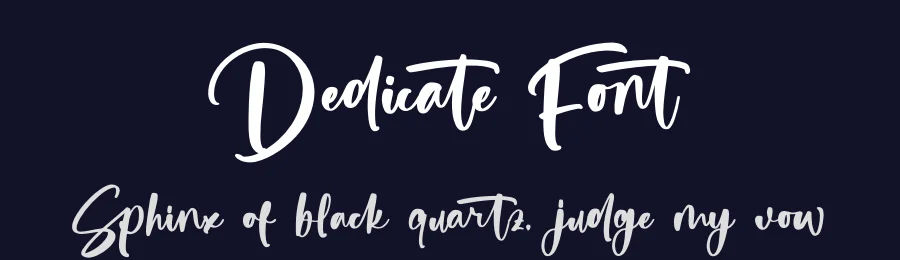 Dedicate Font by stylishtype.co — Script Handwritten Font — thumbnail 2
