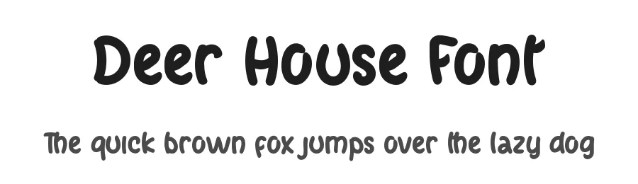 Deer House Font by noahtype — Display Font