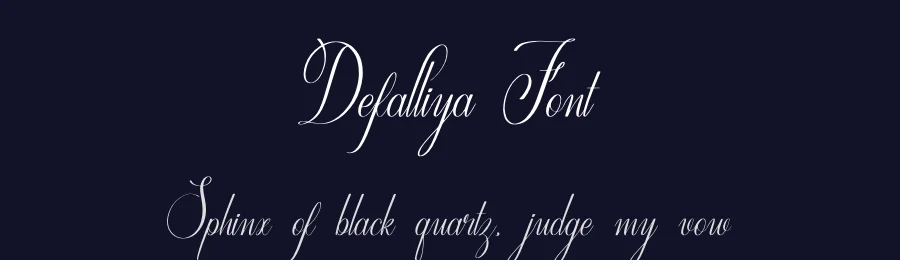 Defalliya Font by Denustudios — Script Handwritten Font — thumbnail 2