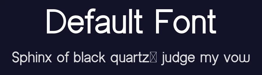 Default Font by Chokun Choinw — Sans Serif Font — thumbnail 2