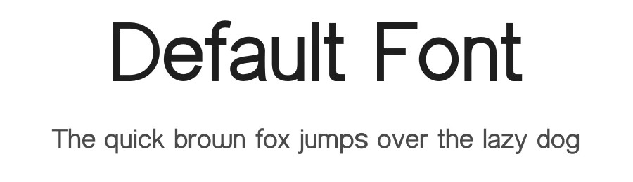 Default Font by Chokun Choinw โ Sans Serif Font