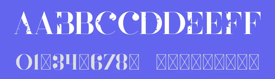 Defect Font by vp_creative_shop — Serif Font — thumbnail 3