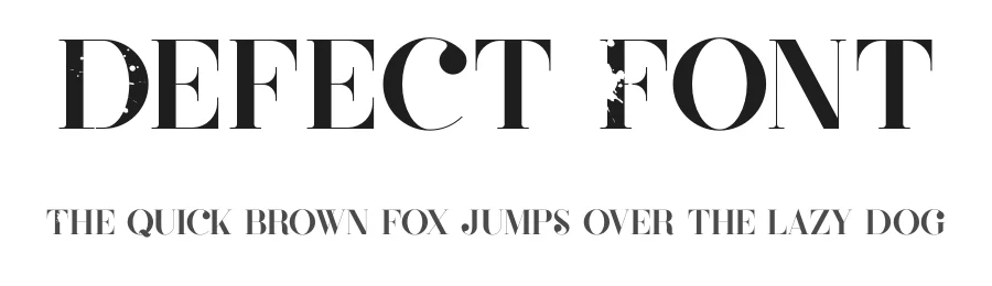 Defect Font by vp_creative_shop — Serif Font