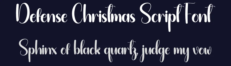 Defense Christmas Script Font by creativeletter — Script Handwritten Font — thumbnail 2
