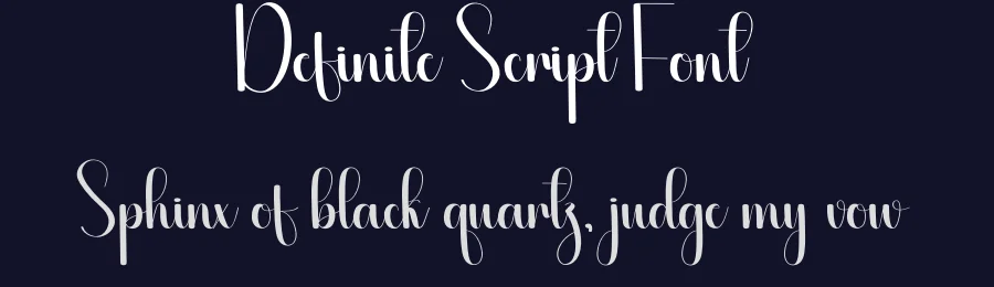 Definite Script Font by creativeletter — Script Handwritten Font — thumbnail 2