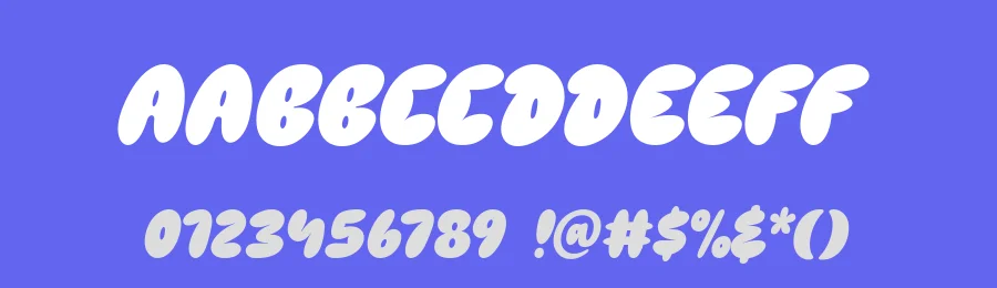 Defkins – Bubble Pop Font by Four Lines Studio — Display Font — thumbnail 3