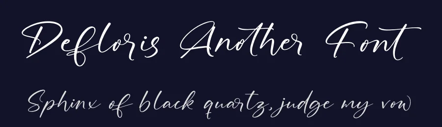 Defloris Another Font by stylishtype.co — Script Handwritten Font — thumbnail 2