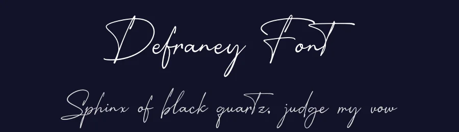 Defraney Font by Denustudios — Script Handwritten Font — thumbnail 2