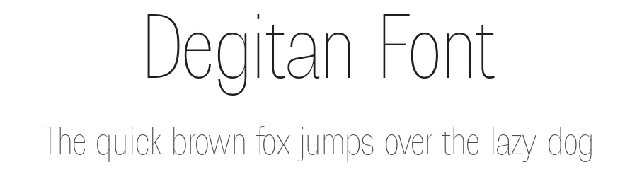 Degitan Font by Propertype — Sans Serif Font