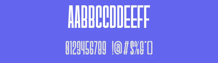 Degolan || Modern Condensed Dosplay Font by ErmediaStudio — Decorative Font — thumbnail 3