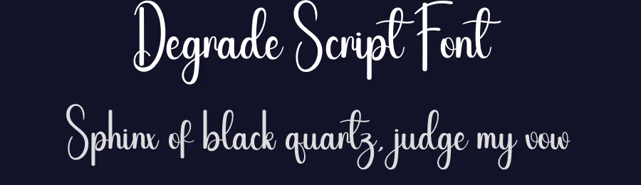 Degrade Script Font by andikastudio — Script Handwritten Font — thumbnail 2