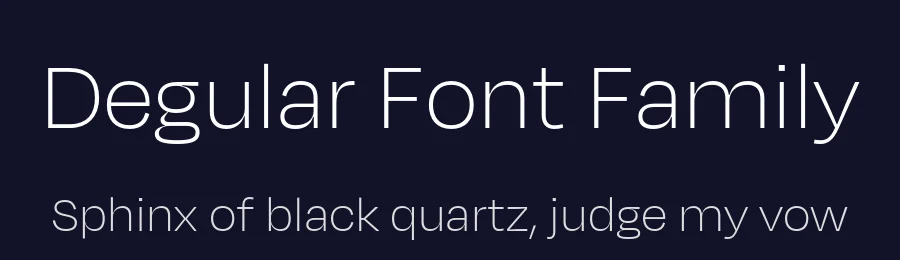 Degular Font Family by James Edmondson — Sans Serif Font — thumbnail 2