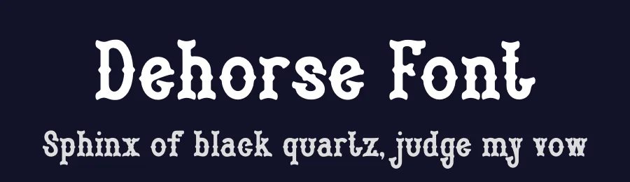 Dehorse Font by Creavibes Design — Display Font — thumbnail 2