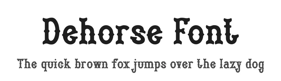 Dehorse Font by Creavibes Design — Display Font
